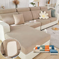 Soothing Home Sofa Covers, Sofa Hero Covers, Wear-Resistant Universal Couch Covers Washable Stretch Sectional Couch Cushion Covers (Coffee,Headrest Cover)