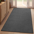 YDKGL 3x5 ft Area Rug Entryway Runner Rug Non Slip Washable, Boho Woven Kitchen Runner Rugs Door Mat Entry Rugs Carpet for Indoor Foyer Backdoor Hallway Floor Bedroom Living Room, Black