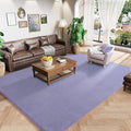 Amearea Modern Area Rugs for Bedroom Living Room, 4x6 Feet Purple Thickened Memory Foam Rug, Fluffy Indoor Washable Rugs Non Slip Minimalist Carpet for Kids Boys Girls Dorm Nursery Room Decor