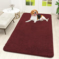 OLANLY Dog Door Mat for Muddy Paws 59x32, Absorbs Moisture and Dirt, Absorbent Non-Slip Washable Doormat, Quick Dry Chenille Mud Mat, Entry Indoor Entryway Carpet for Inside Floor, Caramel Russet