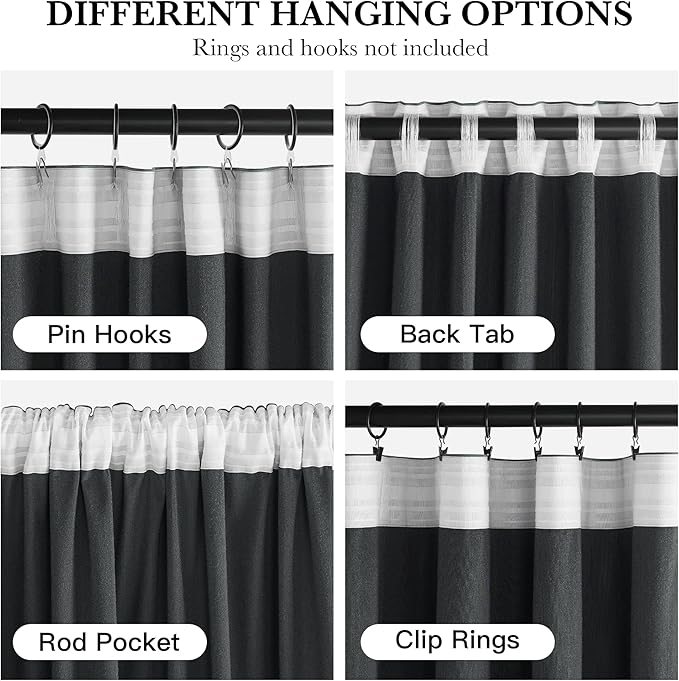RYB HOME Dusty Blue Velvet Drapes for Baby Boy Bedroom, Thermal Insulated, Light Blocking, Floor-Length Velvet Curtains with Hook Belt for Modern Home Decor, 52" W x L84 L, 2 Panels Set