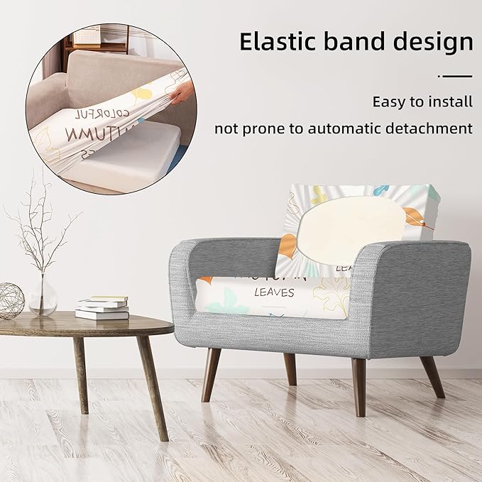 8Pcs Stretch Patio Cushion Covers,Outdoor Couch Covers Replacement,Outdoor Couch & Sofa Slipcovers,for Patio Furniture Cushion Covers,Washable Reusable urniture Protector(Chrysanthemum,8PCS)