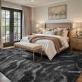 Extra Large Shag Rugs for Living Room, 8x10 Ft – Grey