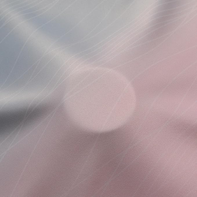 Pink and Grey Blackout Curtains 84 inch Length,Ombre Full Room Darkening Window Curtains for Living Room,Grommet Thermal Insulated Drapes,Light Blocking Curtains for Girls Bedroom,52x84 Inch, 2 Panels