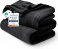 Bedsure GentleSoft Fleece Blanket California King Size Black - Lightweight Plush Fuzzy Cozy Soft Bed Blankets, 102x96 inches