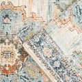 4x12 Washable Runner Rug – Blue, Hallway Runner Rug Kitchen