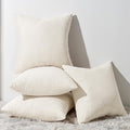 Topfinel Decorative 20x20 inch Throw Pillow Covers Cushion Cases, Set of 4 Soft Velvet Modern Double-Sided Designs, Mix and Match for Home Decor, Pillow Inserts Not Included
