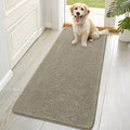 OLANLY Dog Door Mat for Muddy Paws 70x32, Absorbs Moisture and Dirt, Absorbent Non-Slip Washable Doormat, Quick Dry Chenille Mud Mat, Entry Indoor Entryway Carpet for Inside Floor, Warm Taupe