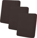 Easy-Going Stretch Individual Chair Couch Cushion Cover Sofa Cushion Furniture Protector Sofa slipcover Soft Flexibility with Elastic Bottom (3-Piece Sofa Cushion Cover, Chocolate)