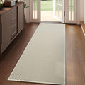 YDKGL 2x5 ft Hallway Runner Rug Boho Woven Washable Long Kitchen Runner Rugs Mat Non Slip, Soft Entryway Laundry Hall Runner Floor Carpet for Indoor Backdoor Bedroom Kitchen Living Room, Beige