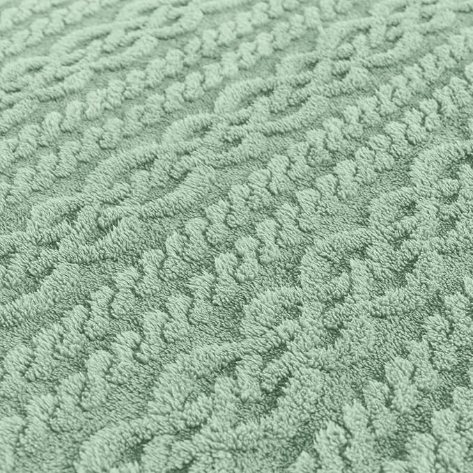 50x70 Inch Green Throw Blanket - Soft & Fluffy Fleece, Cute & Aesthetic, Perfect for Sofa, Couch, Chair, Bed, Living Room & Bedroom, All-Season Use, Plush & Cozy Decorative Blanket