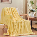 inhand Fleece Twin Blanket for Bed Champagne Gold Throw Blanket for Couch Super Soft Cozy Warm Blankets and Throws Lightweight Fuzzy Large Blanket for Sofa Bed Office,60x90 inches