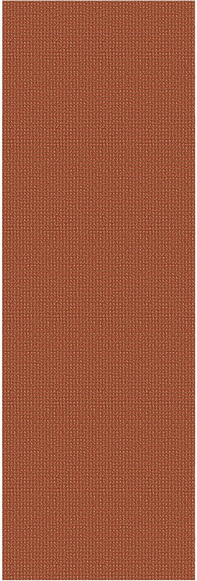 KOZYFLY Runners for Hallways 2x7 ft Washable Kitchen Runner Non Slip Rubber Backed Hall Runners Cotton Entryway Runner Rugs Floor Carpet for Indoor Backdoor Bedroom Kitchen, Orange/Tan