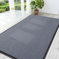 OLANLY Front Door Mat Indoor Outdoor Entrance, Waterproof Heavy Duty Doormat, Fade Resistant, Low Profile, Easy Clean Patio Porch Welcome Floor Mats for Entry, 59x30, Ash Grey
