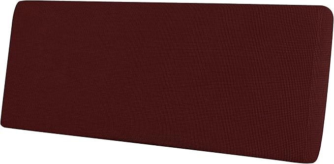 Easy-Going Stretch Cushion Cover Sofa Cushion Furniture Protector Sofa Seat Sofa slipcover Sofa Cover Soft Flexibility with Elastic Bottom(Oversized Sofa Cushion, Wine)