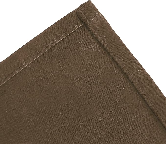 LEMOMO Blackout Curtains 52 x 108 inch/Brown Curtains Set of 2 Panels/Thermal Insulated Room Darkening Bedroom Curtains