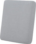 Easy-Going Stretch Chair Cushion Cover Sofa Cushion Furniture Protector Sofa Seat Sofa Slipcover Sofa Cover Soft Flexibility with Elastic Bottom(Chair Cushion, Silver Gray)