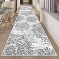 HEBE Hallway Runner Rug 2'8''x12' Washable Vintage Distressed Area Rugs Non Slip Laundry Rug Runner Boho Floor Carpet Runners for Hallways Entryway Laundry Room Kitchen Bathroom