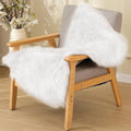 ORINOVA White Faux Sheepskin Shag Fur Rug Washable Area Rugs for Living Room Nursery Rugs for Bedroom 2x3 Rectange Rug Cute Home Décor