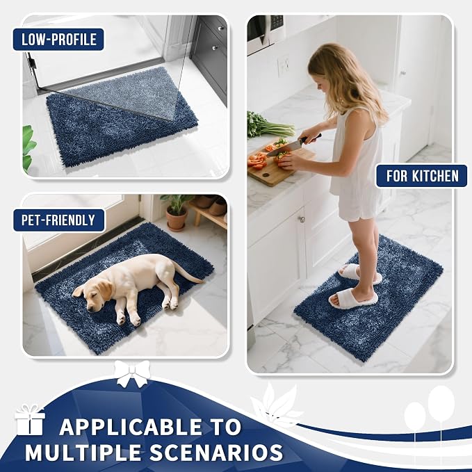 Yimobra Long Bathroom Rug Non Slip 44x24 Inch, Extra Thick Soft Absorbent - Image 7
