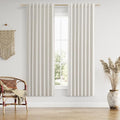 Guken Boho Blackout Curtains 72 Inch Length 2 Panels Set for Bedroom 100% Black Out Bohemian Drapes for Living Room Thermal Insulated Country Window Curtain with Back Tab Rod Pocket, 52x72