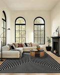 Latte&Fog 8x10 Area Rugs for Living Room, Large Modern Abstract Washable Rug, Boho Non Slip Low Pile Carpet for Indoor Bedroom Dining Room, Office, Dorm, Classroom, Farmhouse and Kids Room