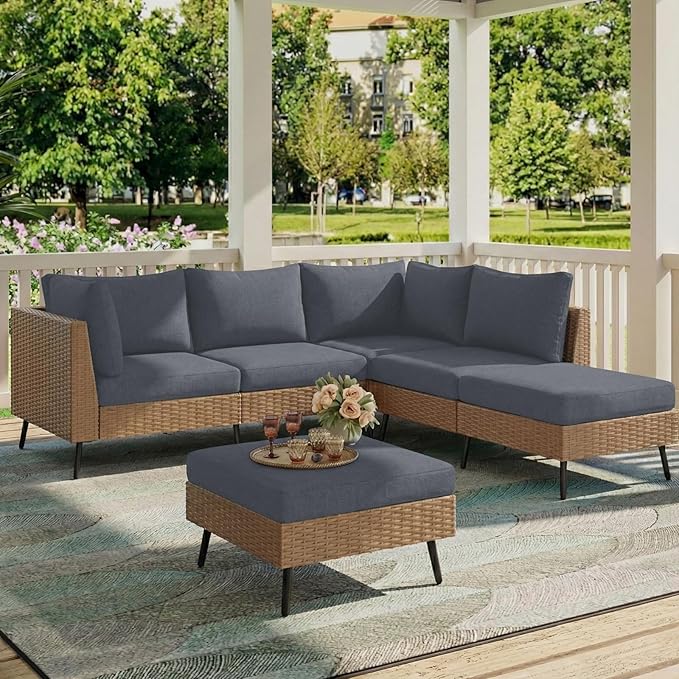 hyha Milk Silk Couch Cushion Covers, Soft Magic Sofa Covers Washable for Cushion Couch, Stretch Sectional Outdoor Cushion Covers for Patio Furniture with Elastic Bottom(Small, Dark Gray)