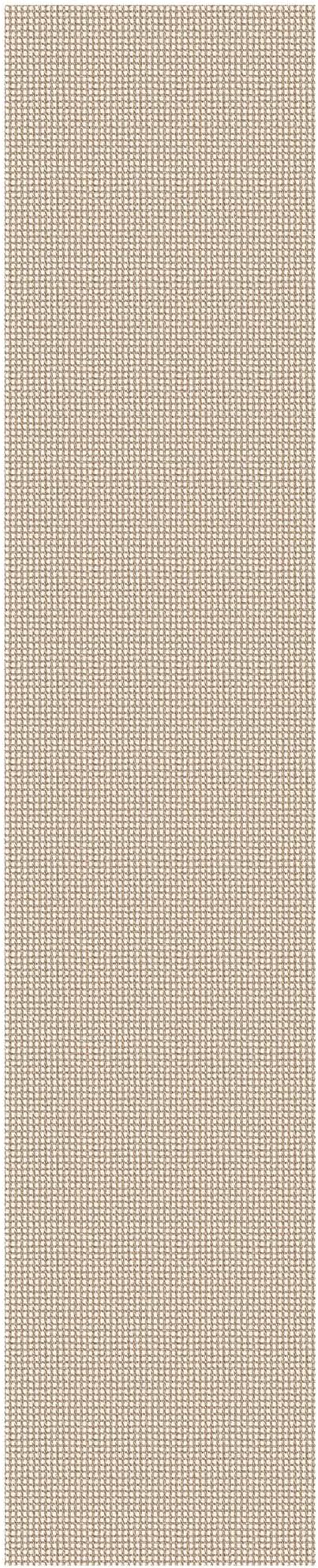 KOZYFLY Long Runners for Hallways 3x12 ft Washable Kitchen Runner Non Slip Rubber Backed Hallway Rugs Cotton Entryway Runner Rug Floor Carpet for Indoor Hall, Backdoor, Kitchen, Ivory/Khaki
