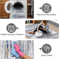 Washable Hallway Runner Rug for Home – Navy