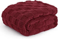 Bedsure GentleSoft Red Throw Blanket for Couch - Super Soft Cozy Blankets Gifts for Kids Girls, Cute Small Fleece Mother's Day Throws for Bedroom Home Decor, 50x70 Inches