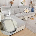 Couch Cushion Covers for Sofa Couch Covers Wear-Resistant Universal Sofa Cover Washable Stretch for Sectional Slipcovers (Texture-Light Gray,Back Cover L)
