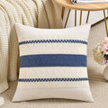 Fancy Homi Set of 1 Dusty Blue Vintage Euro Decorative Throw Pillow Cover 26x26 Inch for Couch Bed Sofa Chair Bedroom, Rustic Retro Square Cushion Case, Modern Farmhouse Boho Living Room Decor Indoors