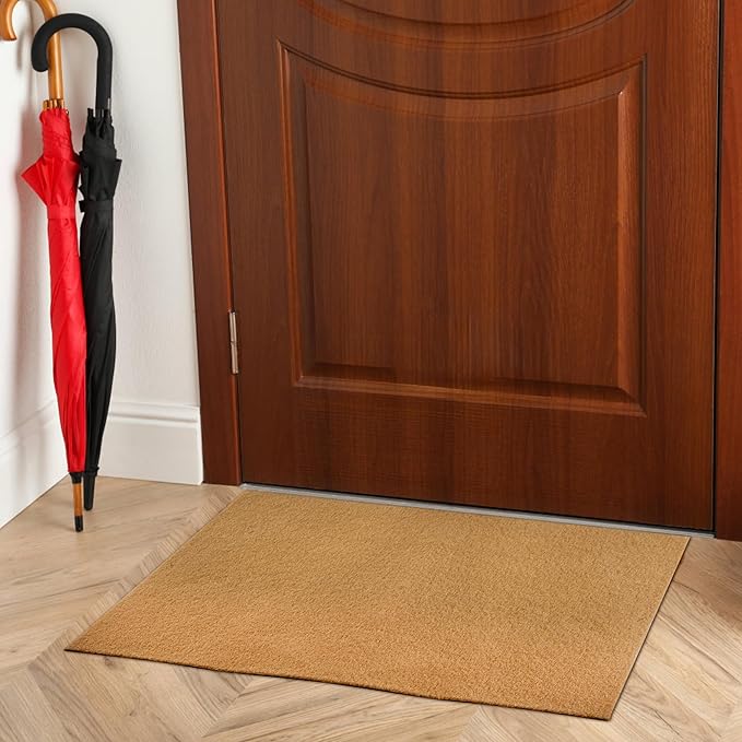 8 Pack Blank Door Mats, 30x17 Inch Artificial Coir Door Mats Outdoor for Crafting, Plain Door Mat for Painting, Welcome Mat for Indoor/Outdoor Use, Front Porch, Entryway, Non-Slip Rubber Backing