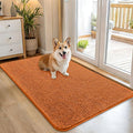OLANLY Dog Door Mat for Muddy Paws 45x27, Absorbs Moisture and Dirt, Absorbent Non-Slip Washable Doormat, Quick Dry Chenille Mud Mat for Dogs, Entry Indoor Entryway Carpet for Inside Floor, Clay