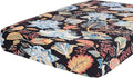 hyha Printed Couch Cushion Covers, Floral Sofa Covers Washable for 3 Cushion Couch, Stretch Pattern Outdoor Cushion Covers for Patio Furniture with Elastic Bottom(Large, Floral)
