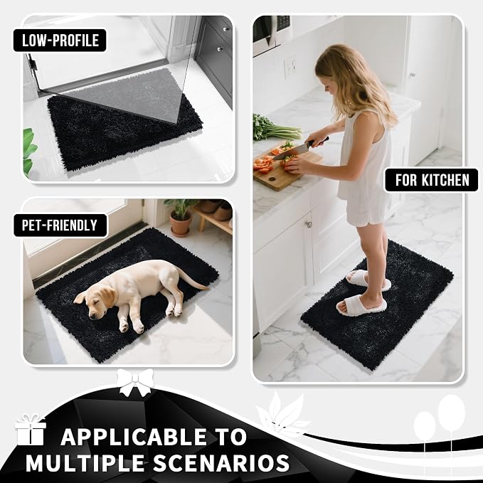 Yimobra Large Bathroom Rug Non Slip 36x24 Inch, Extra Thick Soft Absorbent - Image 7