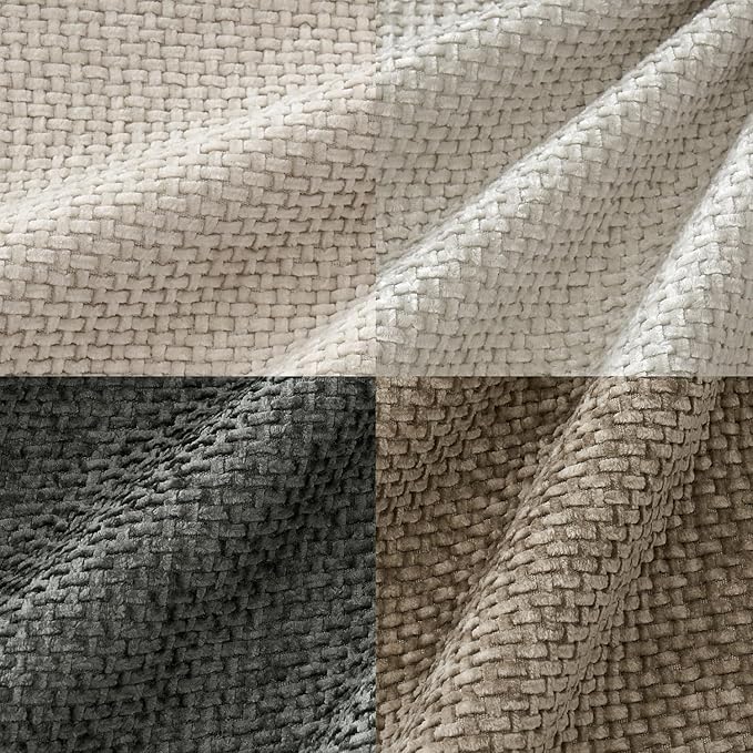MIULEE Pack of 4 Couch Throw Pillow Covers 16x16 Inch Neutral Soft Decorative Pillow Covers Farmhouse Boho Cushion Covers for Spring Home Decor Sofa Bedroom Living Room