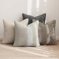 18x18 Inch Pack of 4 Couch Throw Pillow Covers Neutral Soft – 18x18in