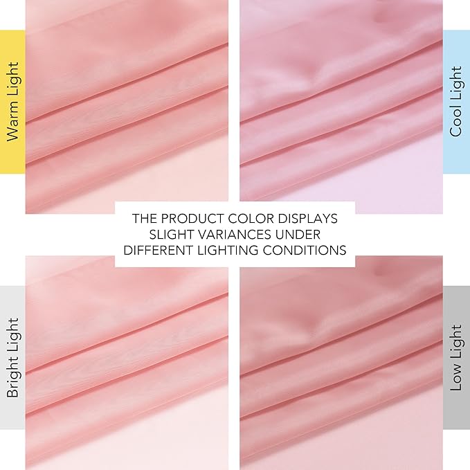 NICETOWN Voile Sheer Baby Pink Curtains for Girls Room, Grommet Light Filtering Sheer Window Treatments Airy & Elegant for Nursery/Bedroom, 2 Panels, W54 x L84