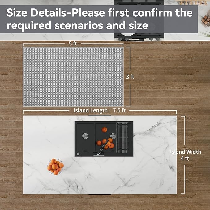 YDKGL 3x5 ft Area Rug Entryway Runner Rug Non Slip Washable, Boho Woven Kitchen Runner Rugs Door Mat Entry Rugs Carpet for Indoor Foyer Backdoor Hallway Floor Bedroom Living Room, Easy Clean, Gray