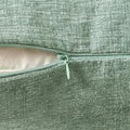 18x18 Inch Pack of 2 Couch Throw Pillow Covers Soft – Green, 18x18in