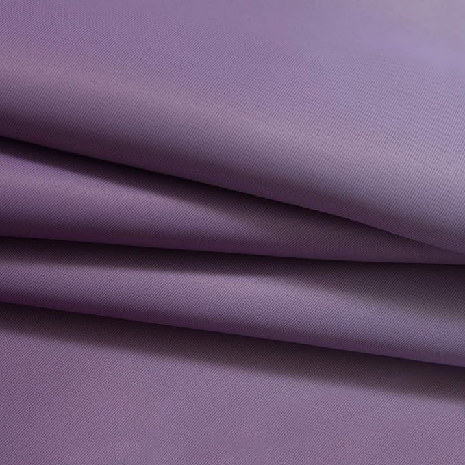 Yakamok Light Blocking Ombre Curtains, Greyish White and Purple Gradient Color Curtains, Room Darkening Grommet Window Drapes for Bedroom(Purple, 42x84 Inch, 2 Panels)