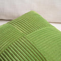Green Set of 2 Lime Euro Decorative Throw Pillow Covers – 28x28in
