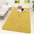 OLANLY Dog Door Mat for Muddy Paws 59x32, Absorbs Moisture and Dirt, Absorbent Non-Slip Washable Doormat, Quick Dry Chenille Mud Mat for Dogs, Entry Indoor Entryway Carpet for Inside Floor, Yellow