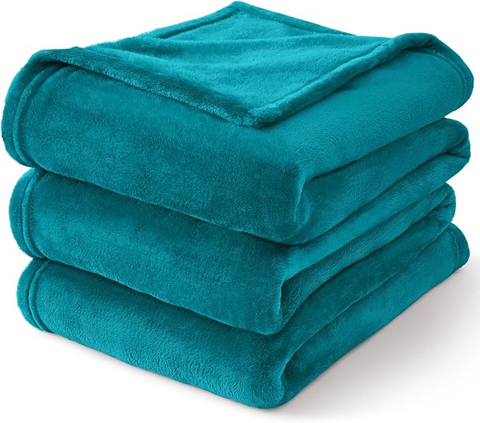 BEDELITE Fleece Blanket Twin Size Bluebird Throw Blankets for Couch & Bed, 300GSM Luxury Plush Cozy Fuzzy Blanket 60x80 inches, Super Soft Warm Lightweight Throw Blanket for Travel Camping