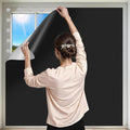 100% Blackout Curtains for Bedroom Portable Window Blinds Cover Adhesive Thermal Blackout Blinds No Drill Guard Blind for Window Shades Temporary Room Darkening Shades for Skylight RV Dorm(79x57 inch)
