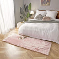 Ashler faux fur rug, Fluffy Shaggy Area Rug Ultra Soft 2.2 x 6 Feet Rectangle Fur Rug, Pink Fuzzy Rug Machine Washable Shag Rug, Nursery Decor Throw Rugs for Bedroom, kids room, Living Room