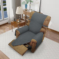 Recliner Chair Covers Reversible Sofa Cover Couch Cover for Pets Lazy Boy Furniture Protector(28''Recliner,Dark Blue/Dark Blue)