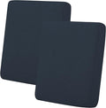Easy-Going Stretch Individual Loveseat Couch Cushion Cover Sofa Cushion Furniture Protector Sofa slipcover Soft Flexibility with Elastic Bottom (2-Piece Loveseat Cushion Cover, Dark Blue)