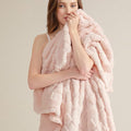 Bedsure GentleSoft King Size Blanket for Bed - Super Soft Cozy Blankets for Kids Girls, Large Fuzzy Fleece Throw for Bedroom Decor, Light Pink,108x90 Inches